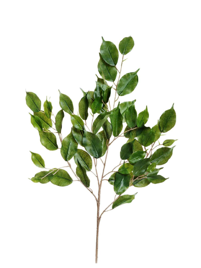 Искусственное растение Ветка фикуса Бенджамина 75 см