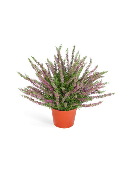 Искусственное растение Эрика (вереск) большой куст тёмно-сиреневый