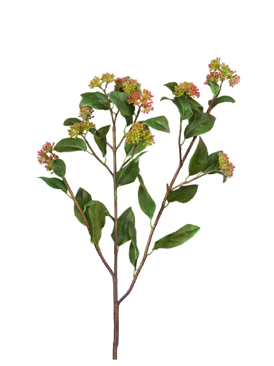 30.0613117 Искусственные цветы Ветвь Калликарпы зелёно-бордовая, Treez 30.0613117 — изображение 1