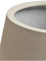 Кашпо напольное для цветов, TREEZ ERGO Fine rock, чаша , керамический горшок, белый песок , 67x66 см, 180 л, для интерьера, для улицы — изображение 4