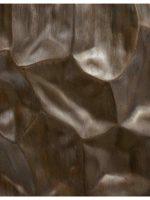 Кашпо напольное для цветов, TREEZ Effectory Metal, конус, керамический горшок, чернёная бронза, 26x69 см, 0 л, для интерьера — изображение 6