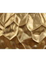 Кашпо напольное для цветов, TREEZ Effectory Metal, сфера, керамический горшок, сусальное золото, 52x58 см, 30 л, для интерьера — изображение 2