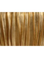 Кашпо напольное для цветов, TREEZ Effectory Metal, чаша, керамический горшок, сусальное золото, 42x54 см, 88/37 л, для интерьера — изображение 2