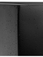 Кашпо напольное для цветов, TREEZ Effectory Black Stone, прямоугольник, керамический горшок, антрацит, 30x60 см, 30 л, для интерьера, для улицы — изображение 3