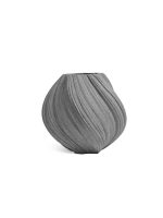 Кашпо напольное для цветов, TREEZ Effectory Dune, Сферическая Design-ваза, керамический горшок, Дымчато-серый песок, 33x30 см, 15 л, для интерьера, для улицы — изображение 4