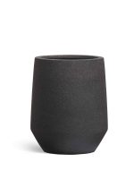 Кашпо напольное для цветов, TREEZ ERGO Hard Rock, трапеция, керамический горшок, Чёрный песок, 68x53 см, 130 л, для интерьера, для улицы — изображение 4