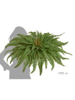 Искусственное растение Папоротник Бостон Новый натуральный зеленый, Treez 20.1372N — изображение 2